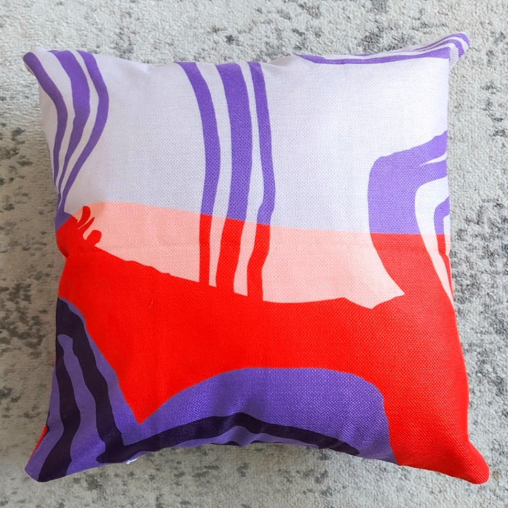 Abstract design pillow cover